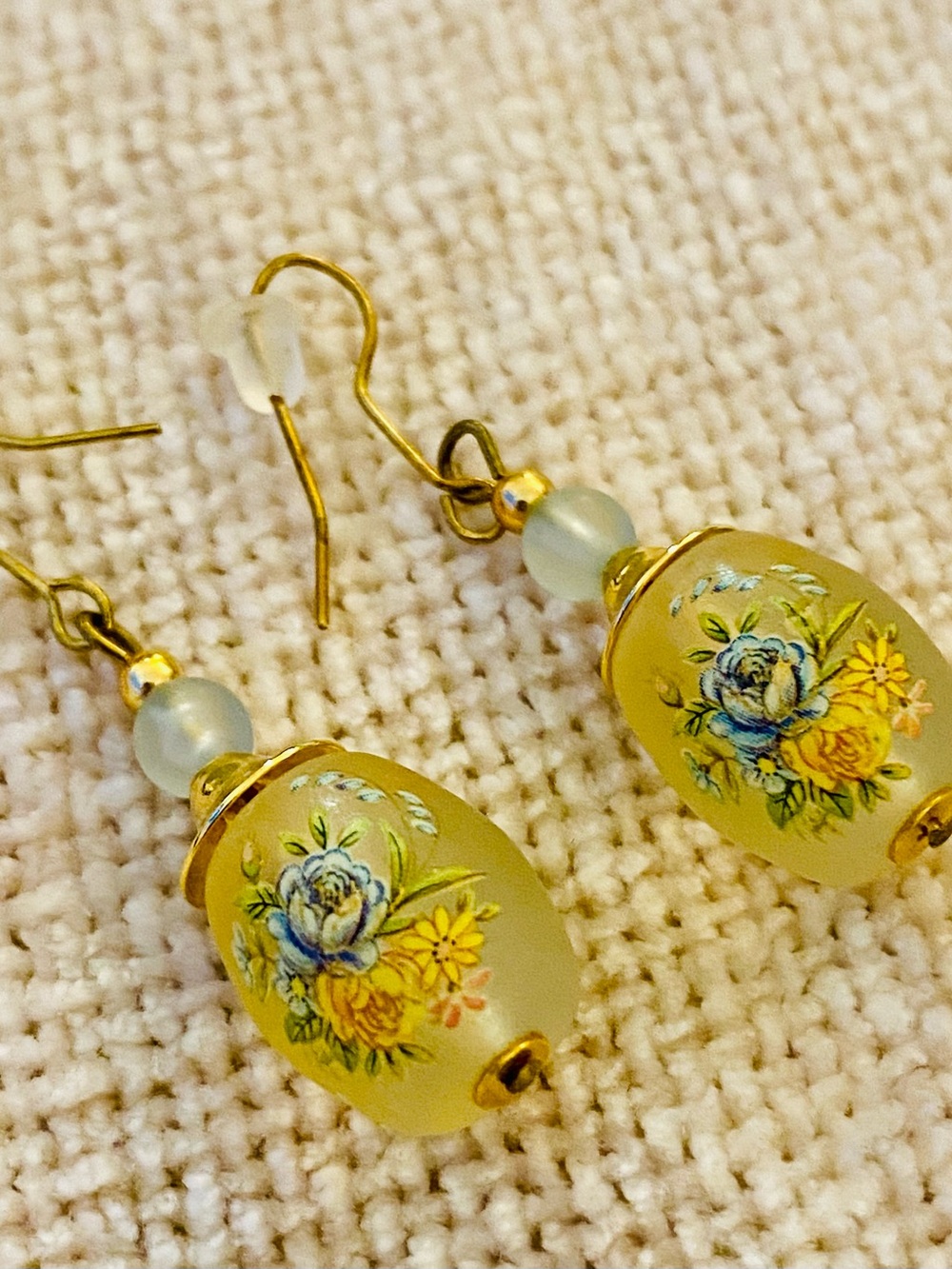 Lovely "Balinese-style" lantern earrings.